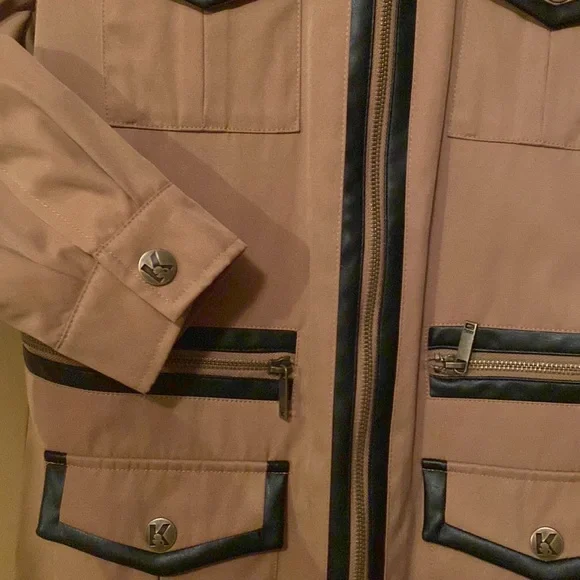 Karl Lagerfeld brown utility jacket/coat - Picture 5 of 8